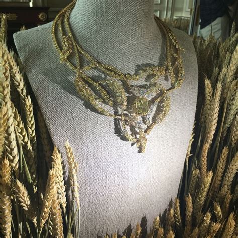 chanel wheat jewelry|Chanel transforms the wheat sheaf into haute joaillerie.